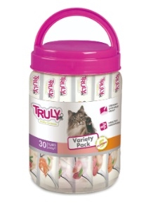 Truly Cat Creamy Lickable Mixed Flavor 420g - Flydende snack